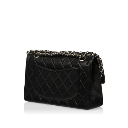 Chanel Classic Flap Lambskin Black Shoulder Bag Style 271