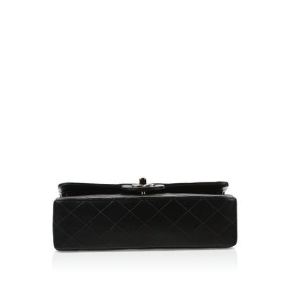 Chanel Classic Flap Lambskin Black Shoulder Bag Style 271