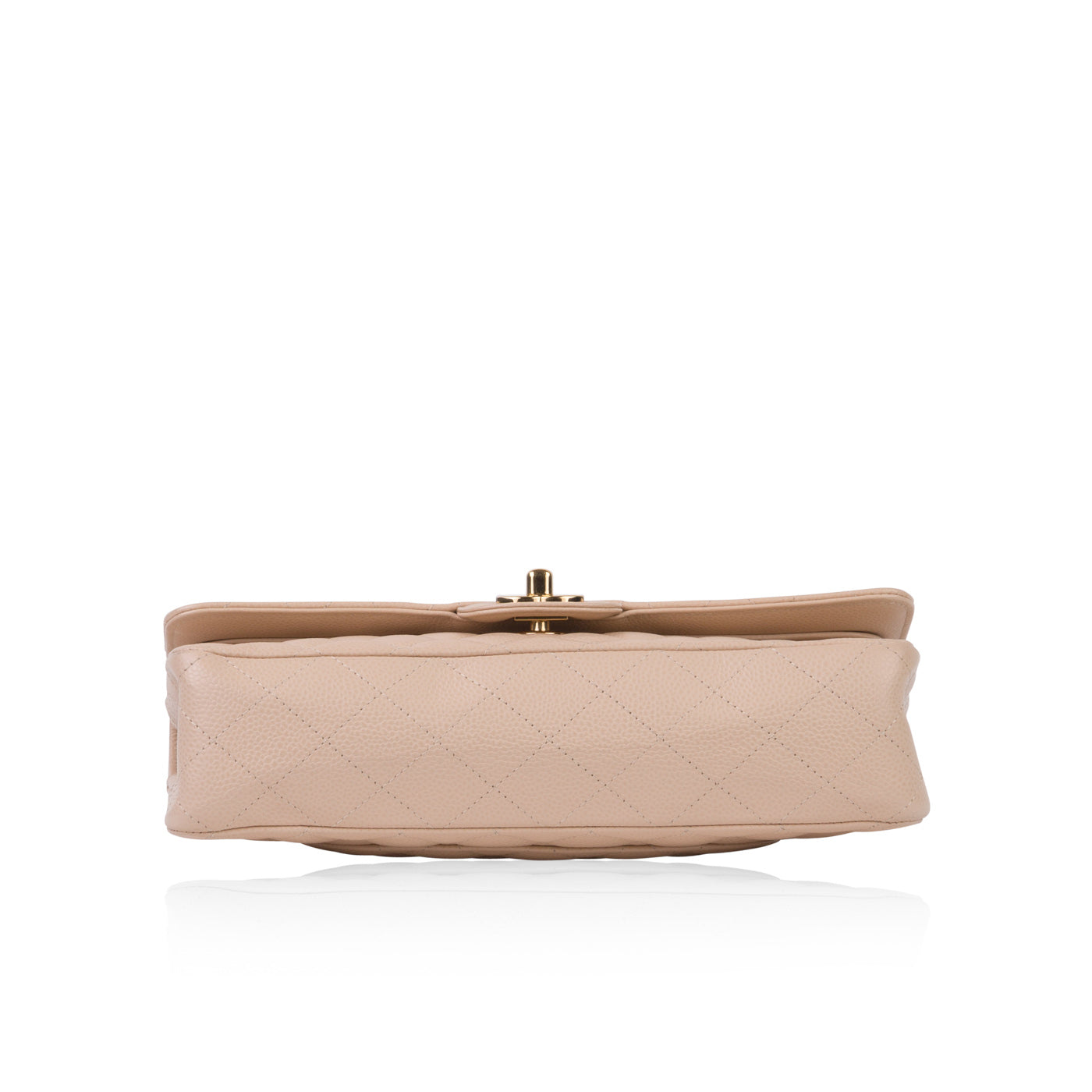 Chanel Classic Flap Caviar Gold Shoulder Bag Style 28