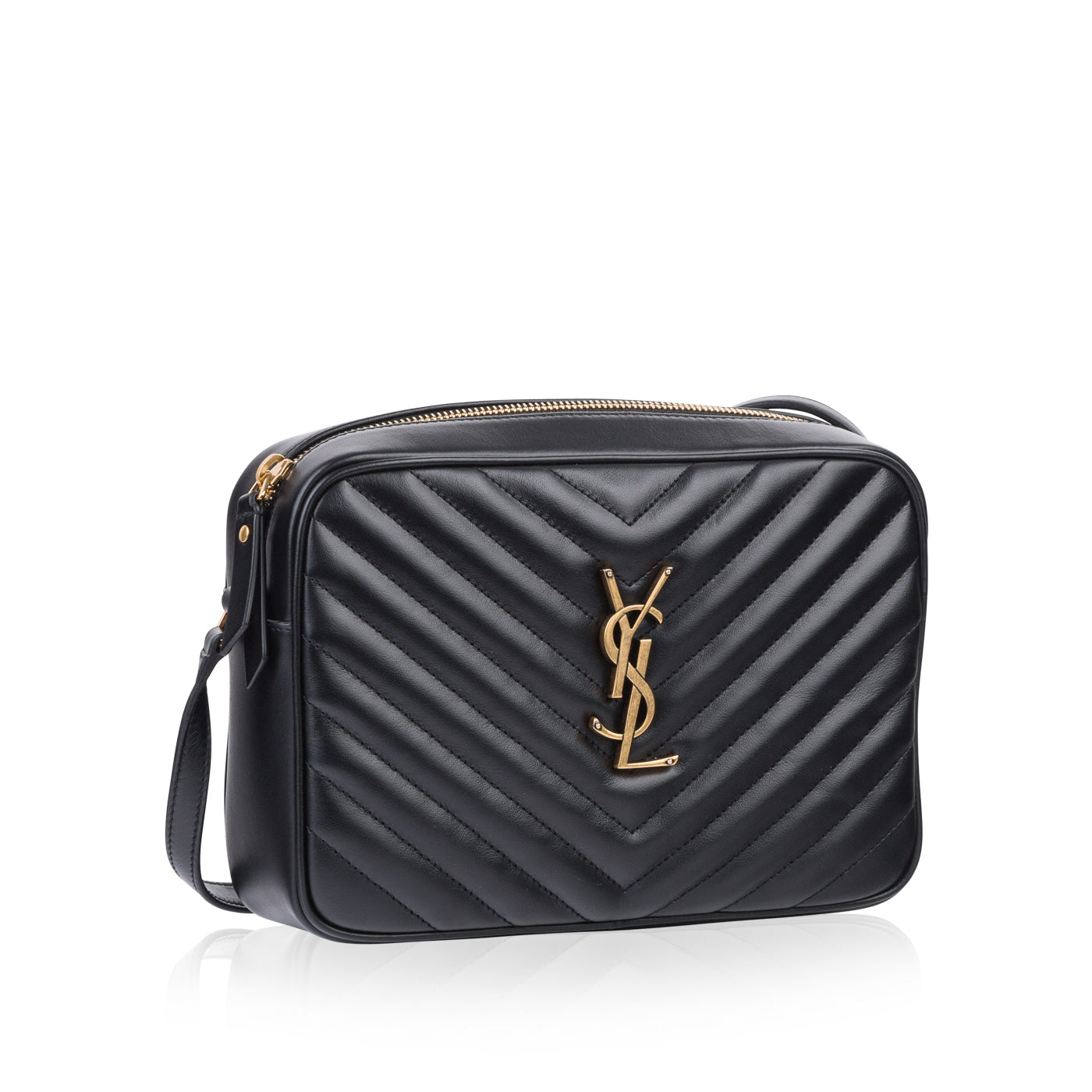Saint Laurent Lou Red Crossbody Style 4