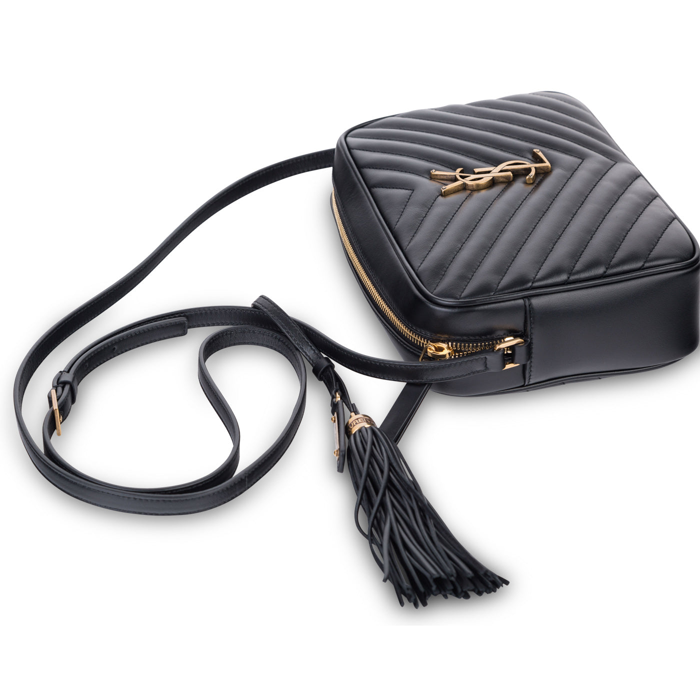 Saint Laurent Lou Red Crossbody Style 4