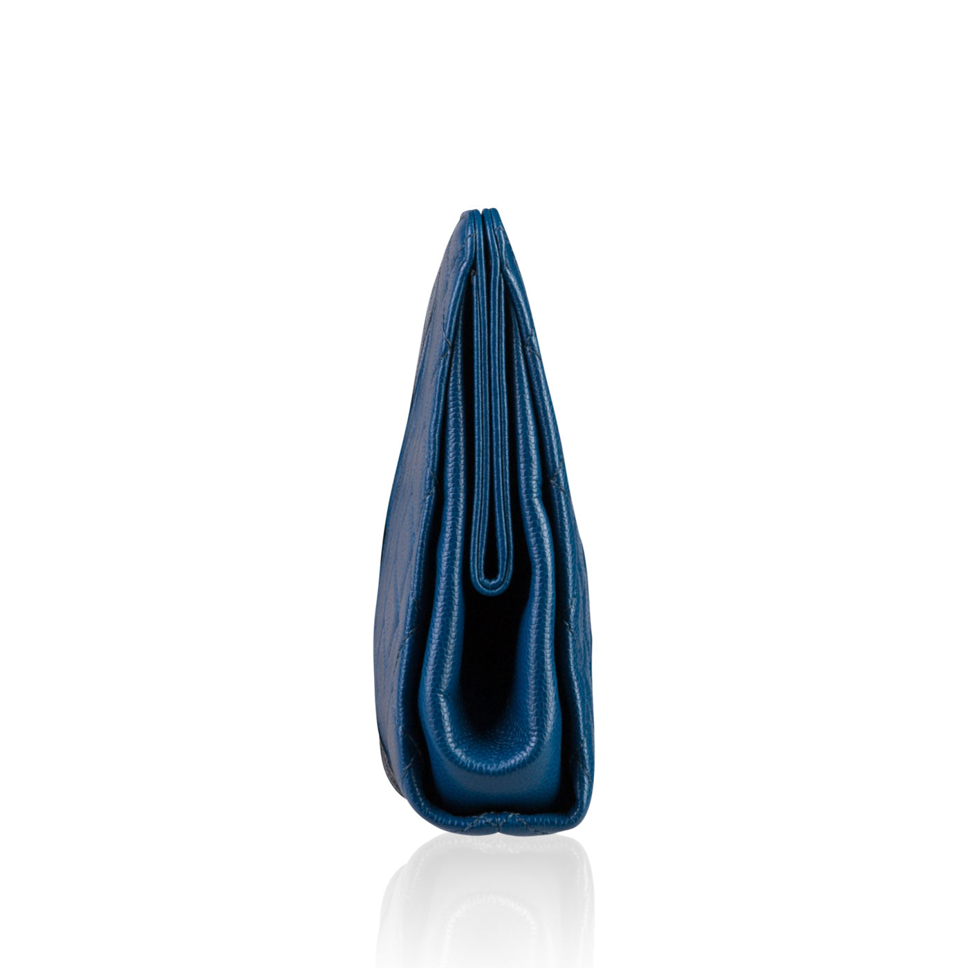 Chanel Timeless Caviar Blue Clutch