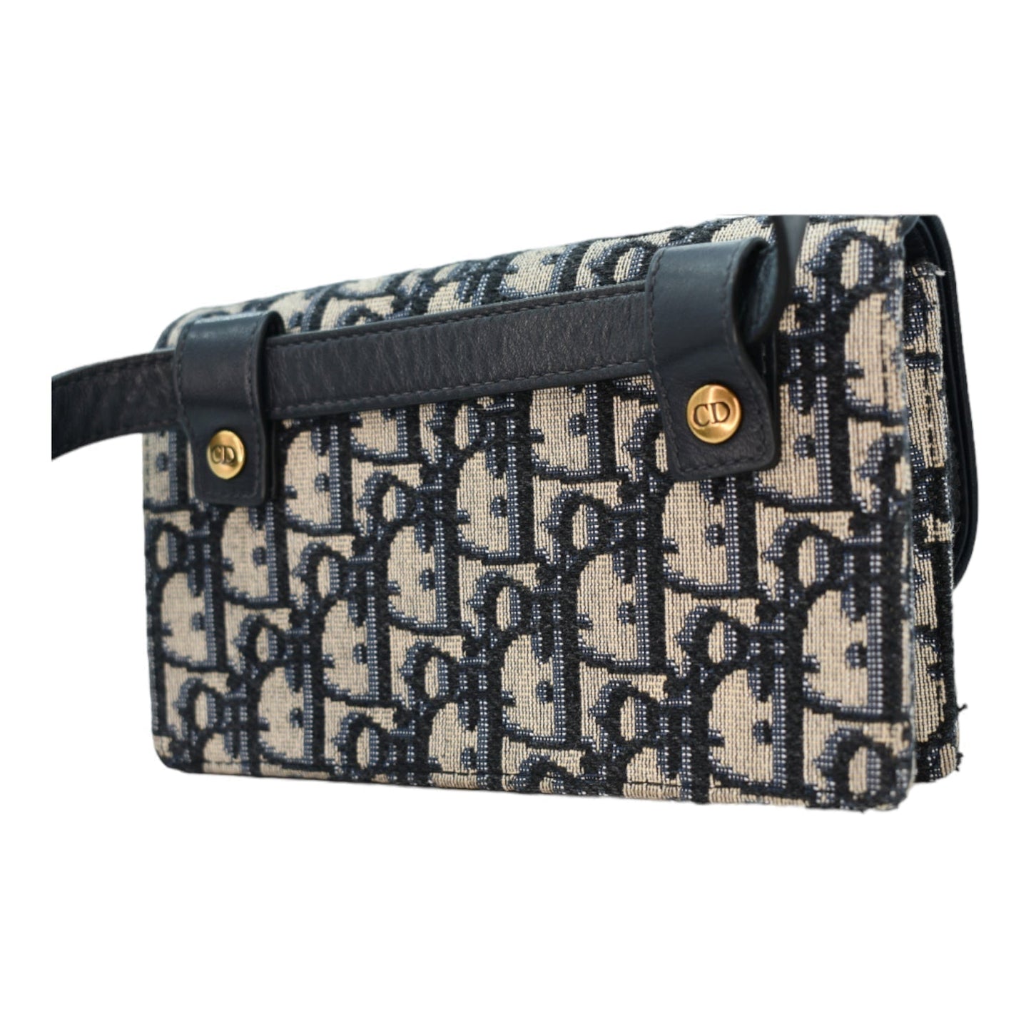 Dior Leather Canvas Crossbody Bag