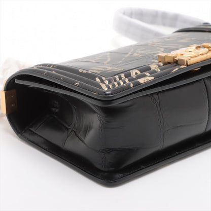 Chanel Boy Black Chain Shoulder Bag Style
