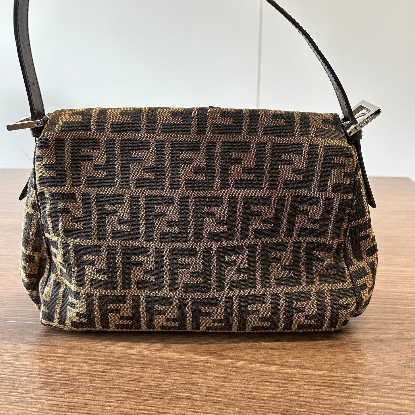 Fendi Zucca FF Baguette - Brown Shoulder Bags, Handbags LB121658