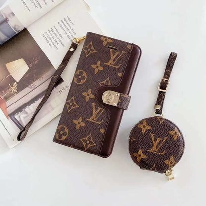 New Fashion Genuine Leather Multifunctional Phone Case Wallet Case for samsung
