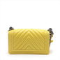 Chanel Boy Silver Chain Shoulder Bag