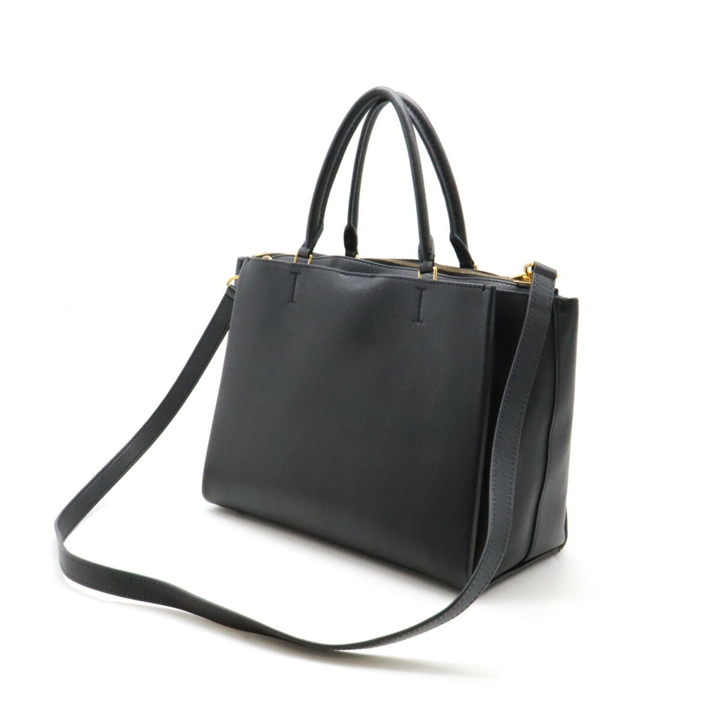 Louis Vuitton  Noir Leather Handbag Shoulder Bag