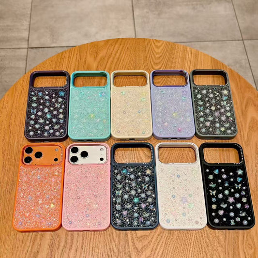 New Stylish, Sparkling Pink Diamond Phone Case for iphone Series and samsugn s25U s26u