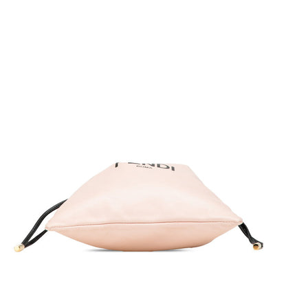 Fendi Slim Clutch Leather Shoulder Bag
