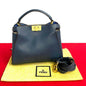 Fendi Peekaboo Iconic Essential Leather 2Way Handbag