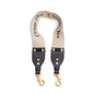 Christian Dior Navy/Beige Embroidered Woven Shoulder Strap