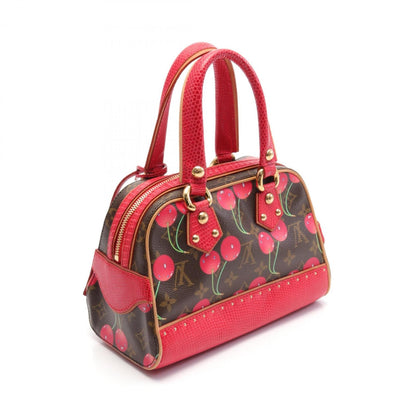 Louis Vuitton    Color Pvc Coated Canvas Leather Handbag