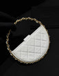 Chanel 23K Camellia Hula Hoop Bag White