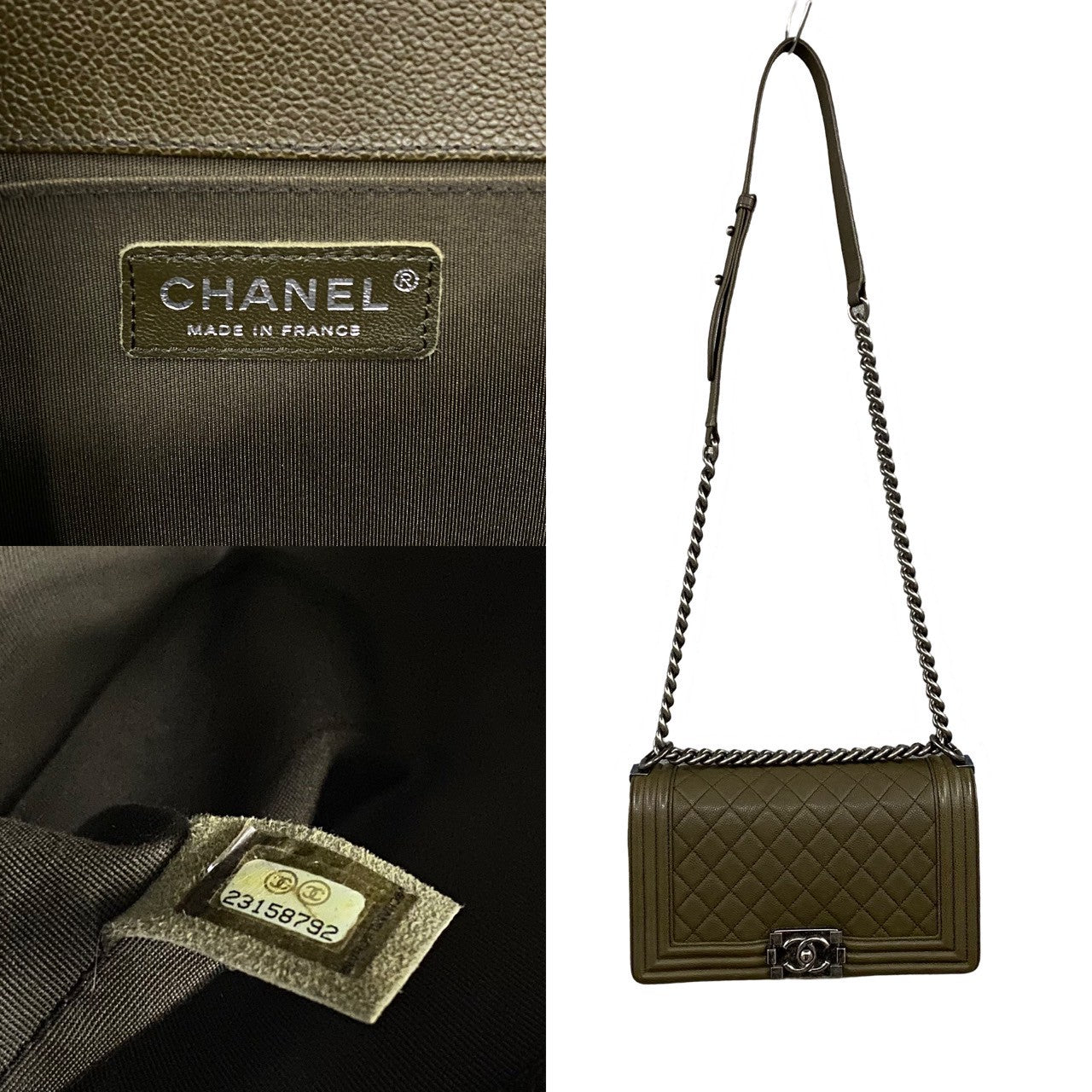 Chanel Boy Leather Shoulder Bag Style 7