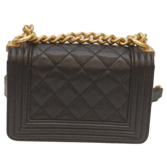 Chanel Boy Chanel Caviar Chain Shoulder Bag