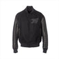 Louis Vuitton 22AW Wool x Leather St 46  Black x Grey RM222V Monogram Emboslezer and Wool Bronzone