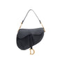 Christian Dior 2020 Black Grained Calfskin Saddle Bag