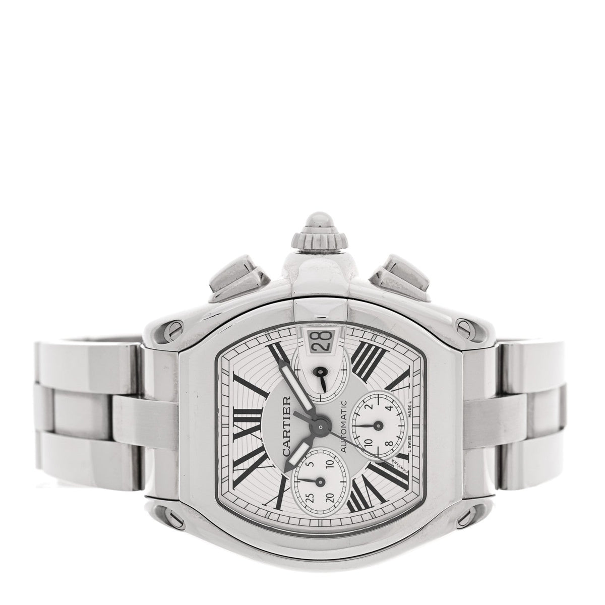 Stainless Steel 42mm Roadster Chronograph Automatic Watch