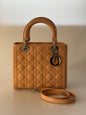 Christian Dior Lady Dior Bag Medium Light Beige