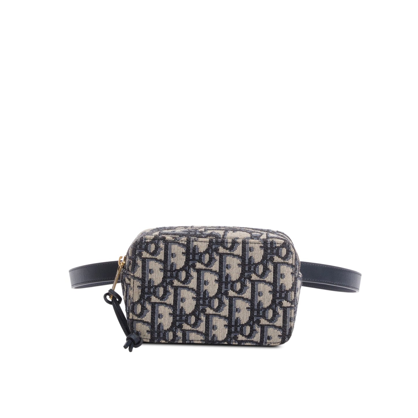 Christian Dior 2020 Navy Oblique Pouch Belt Bag