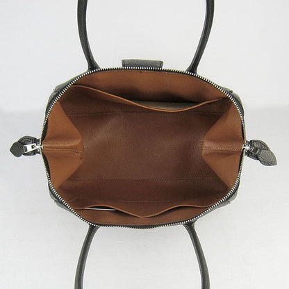 Luxury Hermes Paris Bombay Victoria Handbag Black