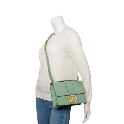 Christian Dior Green Box Leather 30 Montaigne Bag