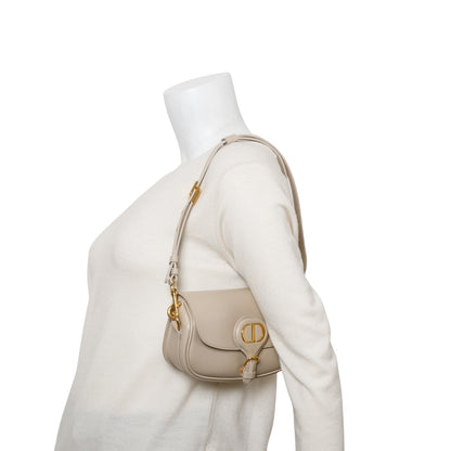 Christian Dior 2022 Taupe Box Calfskin East-West Bobby Bag