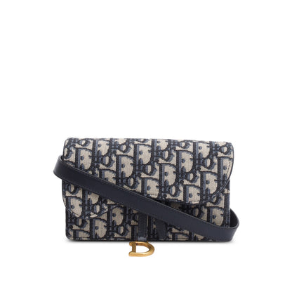 Christian Dior Oblique Saddle Belt Pouch