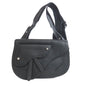 Christian Dior Shoulder Bag Calfskin black saddle Women