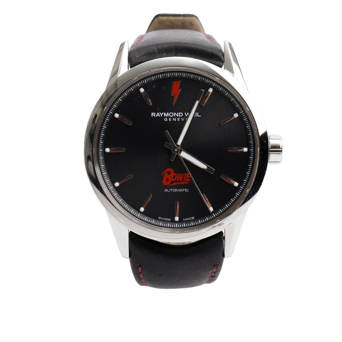 Raymond Weil Stainless Steel Freelancer David Bowie 42 MM Limited Edition Automatic Watch w/ Box & Papers