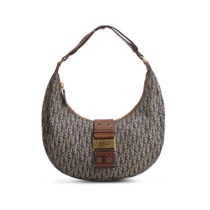 Christian Dior Navy Monogram Street Chic Hobo