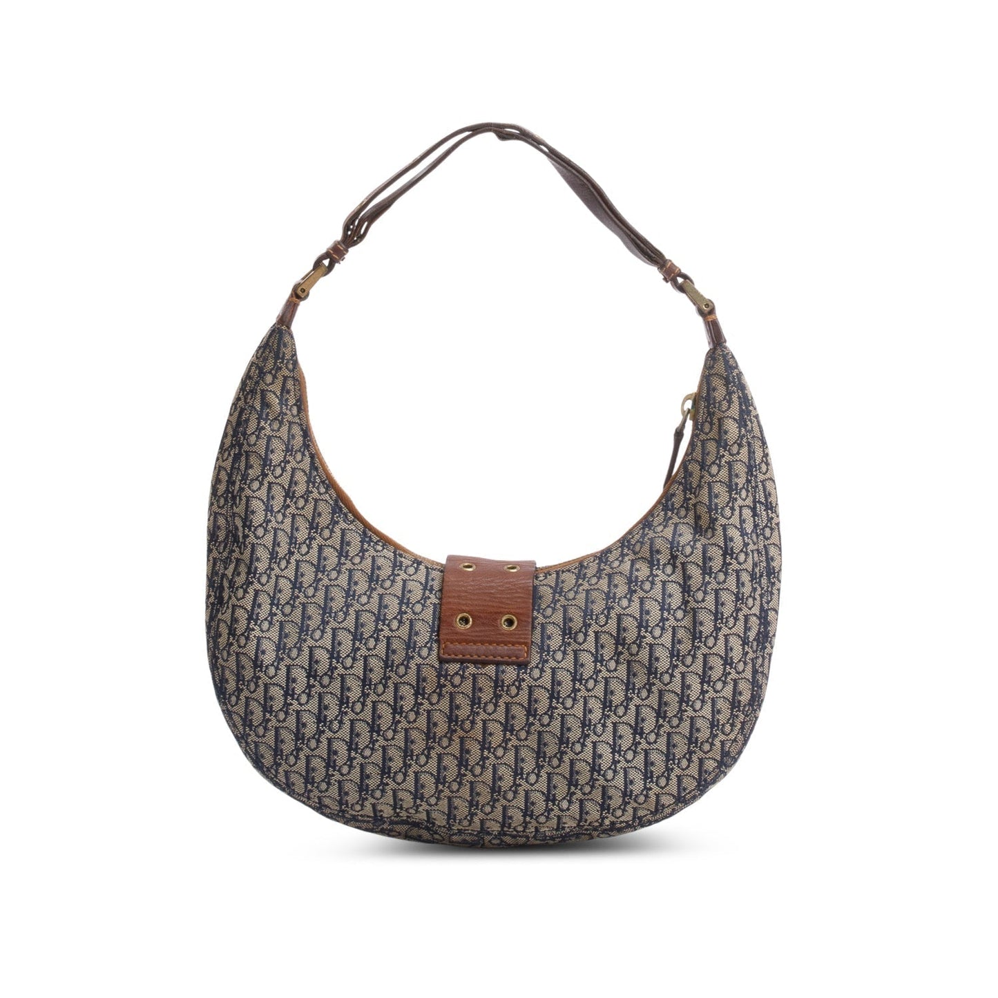 Christian Dior Navy Monogram Street Chic Hobo