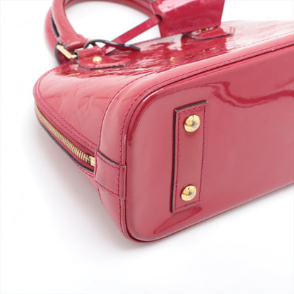LOUIS VUITTON Alma BB in Monogram Vernis Red M91771