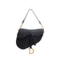 Christian Dior 2022 Black Grained Calfskin Saddle Bag
