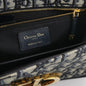 Dior 30Montaigne Medium Bag In Leather And Canvas Oblique Cd Logo 250508781182960