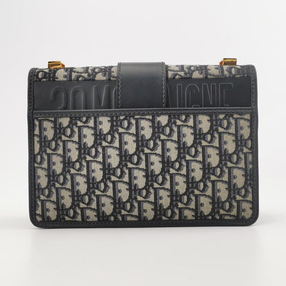 Dior 30Montaigne Medium Bag In Leather And Canvas Oblique Cd Logo 250508781182960
