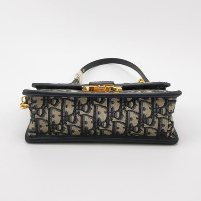Dior 30Montaigne East-West Bag Leather Canvas Oblique Monogram Cd Logo Shoulder Bag 067850700535