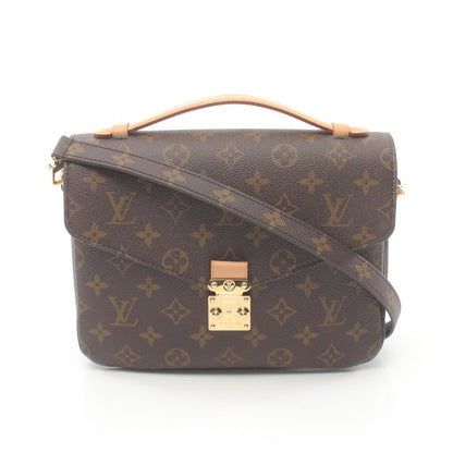 Louis Vuitton  Coated Canvas Monogram Pvc Leather Handbag Pochette