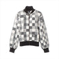 Louis Vuitton 23SS Lon x Nylon  Jacket XL  Grey x White Monogram Damier RW231W