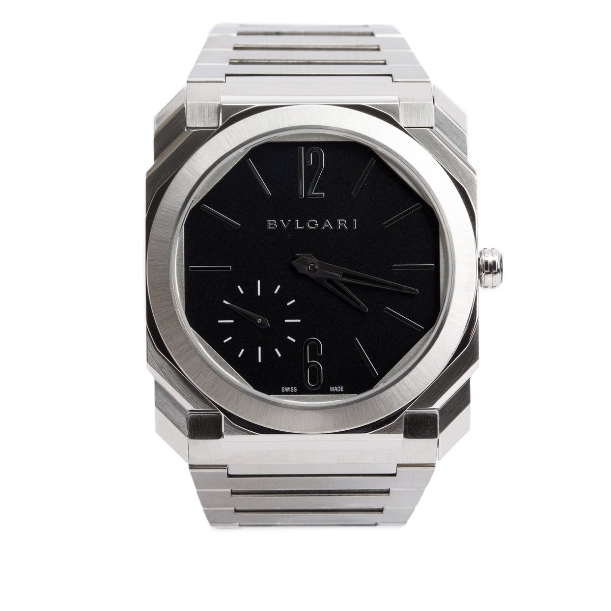 BVLGARI 2022 Stainless Steel Octo Finissimo 40 MM Automatic Watch Back Dial w/ Box & Papers