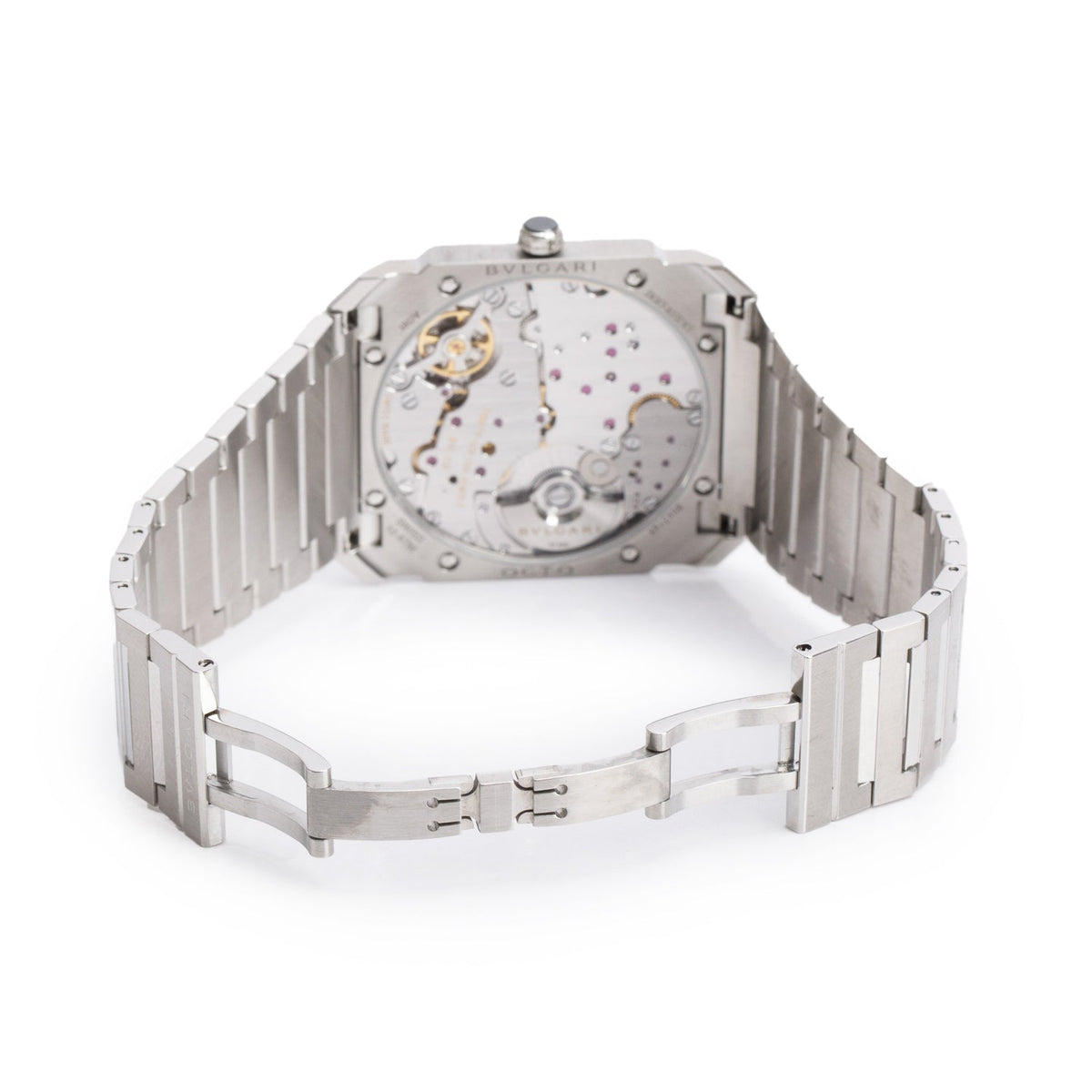 BVLGARI 2022 Stainless Steel Octo Finissimo 40 MM Automatic Watch Back Dial w/ Box & Papers
