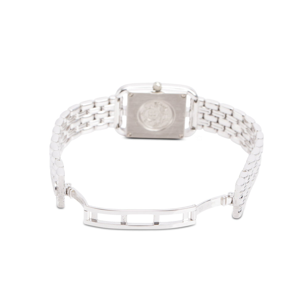 Hermes 18k White Gold Cape Cod Quartz Watch Mother of Pearl Dial, Mini Model