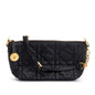Christian Dior 2025 Black Macrocannage Lambskin Diorstar Hobo Bag