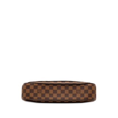 Brown Louis Vuitton Damier Ebene AuBagne Shoulder Bag