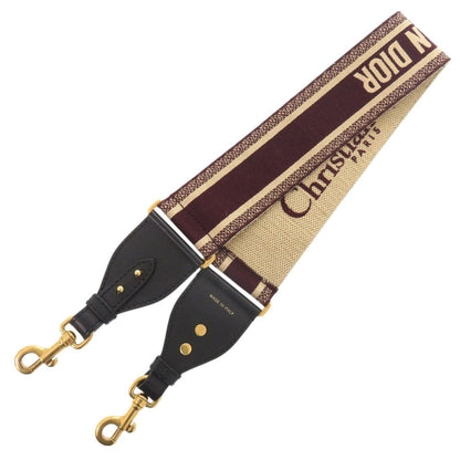 Christian Dior Shoulder strap canvas Bordeaux Shoulder strap Women