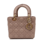 Lady Dior ABCdior Small Nude Pink Cannage Lambskin Handbag No Strap