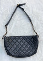 Chanel Quilted Caviar Leather Black Handbag Style