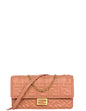 Fendi Nappa Matisse FF Embossed Wallet On Chain Crossbody