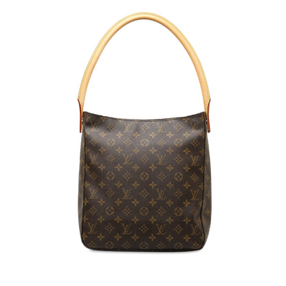 Brown Louis Vuitton Monogram Looping GM Shoulder Bag